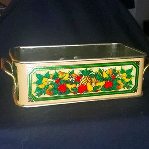 Vintage Teleflora Metal Holder for Pyrex Bread Pan